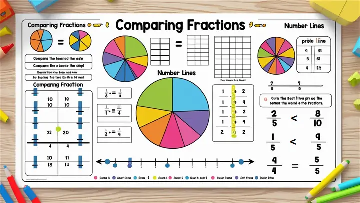 comparing fractions worksheets